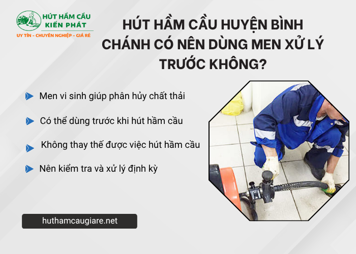 Hướng dẫn sử dụng men vi sinh trước khi hút hầm cầu