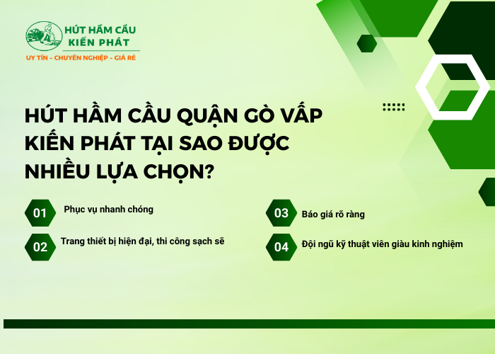 Tại sao nên lựa chọn Kiến Phát để hút hầm cầu? 