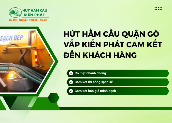 Cam kết chất lượng với khách hàng của dịch vụ tại Kiến Phát 